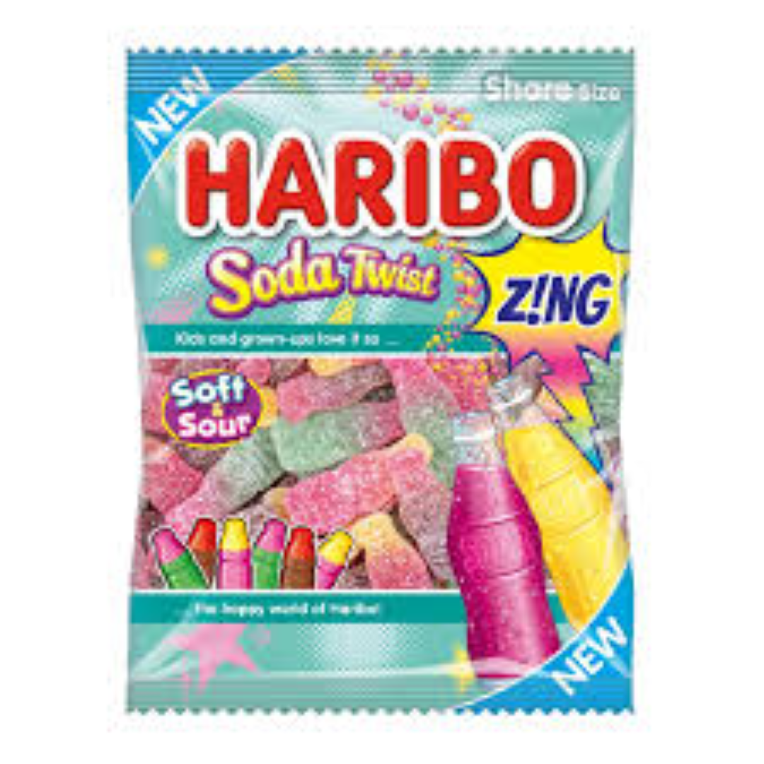 HARIBO SODA TWIST ZING 160G